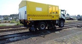 Camion Iveco rail route hydrostatique
